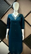 FF Roman Silk Straight Cut Designer Kurtis Catalog